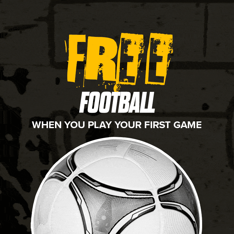 NEW TO THE SMALL-SIDED GAME? CLAIM A FREE FOOTBALL Image