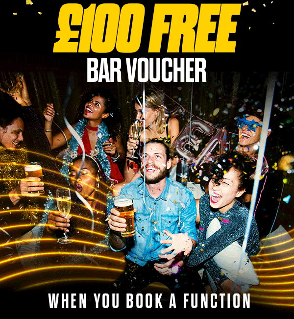 £100 Free Bar Voucher Image