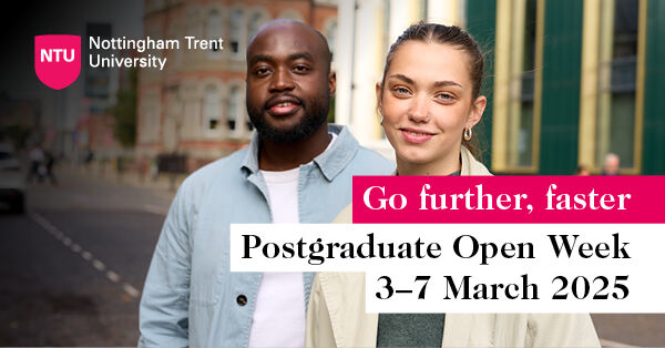 Explore your options at Postgraduate Open Week (3 – 7 March 2025)