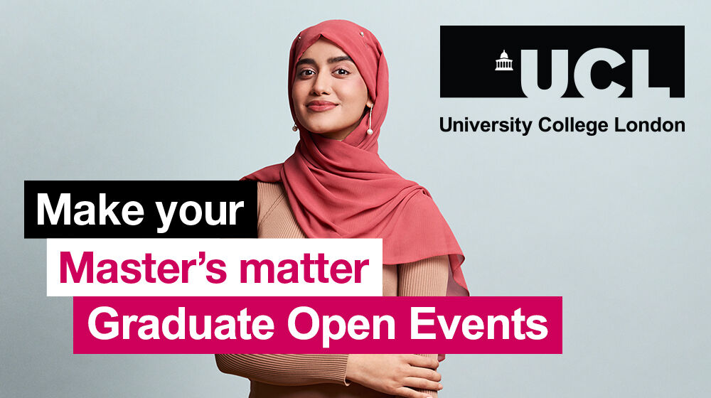 UCL Master’s Info Sessions: How to Apply & Get Funding 