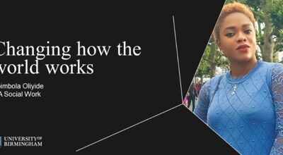 Changing how the world works - From Fashionista to Future of Social Work