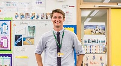 Charles Randall, PGCE Primary graduate who now works at a local primary school teaching year three (1)