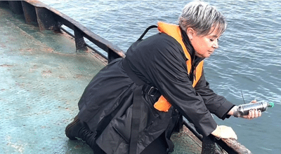 Message in a bottle project highlights problem of ocean plastic to COP26 delegates