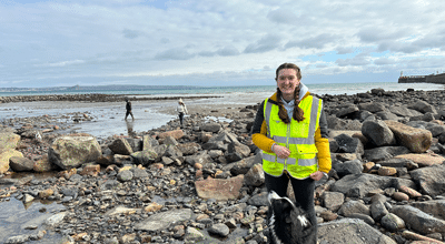 Discover how marine biology and coastal ecology graduate Caitlin is helping to prevent coastal erosion and improve the biodiversity on coastal defence structures